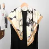 Bufanda Cuadrada de Seda Twill de Alta Calidad en Stock Moda Versátil Elegante para Viajes Lujo Ligero 90cm Estampado por Ambos Lados Bufanda de Seda para Mujer