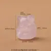 Accesorios para pulsera de zorro de nueve colas y pentagrama tallados en cristal natural crudo, cuerda trenzada hecha a mano para bricolaje, colgante para collar de mujer
