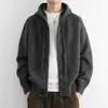 Sudadera con capucha para hombre, nuevo estilo primavera y otoño 2026, cárdigan de punto, chaqueta casual para hombres jóvenes y de mediana edad, moderna