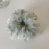 Goma Elástica Romántica de Malla Floral para el Verano, Suave y de Aspecto de Hada, Cuerda para Moño, Accesorio para el Cabello para Mujeres