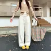 Calça Larga com Cordão de Renda para Mulheres, Novo Estilo Outono 2026, Cintura Alta, Solta, Emagrecimento, Perna Reta, Calça Casual, Calça de Moletom Floral