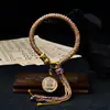Pulsera Original Tejida a Mano con Nudo Vajra Thangka Ocho Deidades Guardianas Pulsera de Tara Verde Sala de Transmisión en Vivo
