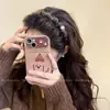 Diadema de Peluche con Dientes Estampado de Leopardo Estilo Coreano para Mujer, Gama Alta, Moderna, Diadema Pinza para el Cabello de Corona Alta, Accesorio para el Cabello