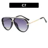 Gafas de Sol con Forma de Sapo Simples 2025 Nuevas Gafas de Sol Europeas y Americanas de Moda Versátiles Retro para Conducir Viajes