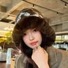 Versión coreana de nuevo gorro de lana grueso de invierno circunferencia de cabeza grande cara pequeña gorro tejido para niños versátil a prueba de frío gorro tipo pullover