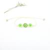 Suministro de fábrica pulsera de flor seca Jingdezhen flor de encaje gypsophila narcisos flor de cerezo flor de durazno pulsera para amigas estudiantes