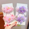 Diadema de tela para el pelo de fresa color macarrón para niñas, accesorio diario para el peinado con borlas y cuentas de colores, diadema suave y linda para niñas