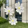 3 Flores Artificiais de Verão, Flores Artificiais para Casamento e Decoração de Casa, Atacado