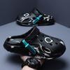 2024 Novos Sapatos de Caverna de Praia Sapatos Masculinos de Sola Macia Sentindo-se Roupas ao Ar Livre Sapatos Masculinos Internet Popular Super Hot Baotou Sandálias