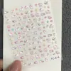 Lindos Pegatinas de Arte para Uñas de Dibujos Animados Gato Kt Repujadas Hellokitty Hello Kitty Manual DIY Pegatinas Decorativas para Uñas Ccd