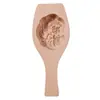 Nuevo Molde de Madera Molde de Madera Maciza Galleta Tono Verde Pastel de Frijol Mungo Snack Piel de Hielo Molde de Pastel de Luna de Madera Pasta Horneado
