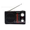 Nueva radio portátil con luz LED multibanda de Amazon, radio FM con carga Bluetooth, venta al por mayor