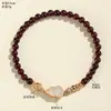 Pulseira de Gourd de Granada Gelo-Claro de 4mm para Mulheres, Pulseira Tendência de Círculo Único com Design Único, Joia Ol Fashion
