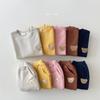 Conjunto Deportivo para Niños Ropa Infantil Coreana Estilo Otoño Set de Sudadera con Oso de Dibujos Animados Conjunto Casual de Dos Piezas para Niñas