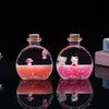 Frasco de Perfume de Acrílico Desenho Animado Areia Flutuante Gota de Óleo Garrafa de Deriva Criativa Presente de Aniversário para Estudante Decoração de Mesa