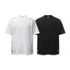 Yidao Vintage 2026 Verano Nuevo Bordado de Letras Desestructurada Manga Corta Marca de Tendencia Nicho para Hombres Cuello Redondo Holgada Media Manga