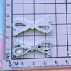 Pinza para el pelo con diamantes de imitación galvanizados, lazo de perlas, corazón, mariposa, dijes para zapatos, funda de teléfono, accesorios para ropa, piezas de plástico