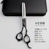 Tijeras profesionales de peluquería, juego de tijeras rectas de 6 pulgadas y tijeras entresacadoras para estilistas, herramientas para cortar el cabello en casa