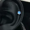 Uñas Pequeñas de Hueso de Oreja con Forma de Estrella y Corazón de Ópalo Multicolor Uñas de Hueso de Oreja con Tornillo de Acero de Titanio Uñas Pequeñas de Hueso de Oreja de Color Caramelo para Mujeres