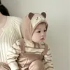 Toucas para Bebês, Toucas Fofas de Primavera e Outono para Recém-nascidos, Meninos, Recém-nascidos e Bebês com Proteção para Orelhas e Cobertura para a Cabeça