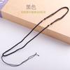 Collar de cuerda trenzada de cuatro hebras cuerda para colgar tejida a mano pura cuerda para colgar diy línea de jade comúnmente utilizada en tiendas de joyería de oro
