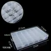 Caixa de Plástico PP com 36 Compartimentos Removível Elástico Ferramenta de Ferragens Caixa de Embalagem Equipamento de Pesca Acessórios de Costura Caixa Organizadora de Armazenamento Embalagem