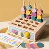 Materiales didácticos Montessori educación temprana juguetes educativos para bebés y niños pequeños caja de monedas con forma de emparejamiento educativo 0-2-3 años