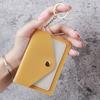 Transfronterizo Nuevo Creativo Moda Bolso Pequeño para Tarjetas Color Caramelo Llavero Joyería Estudiante Titular de Tarjeta de Autobús Venta al por Mayor