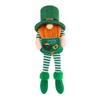 Calle. Muñeca del Día de San Patricio, Muñeca sin rostro del Día Irlandés, Diseño de fiesta, Accesorios, Decoraciones enanas del Día de las Hojas