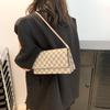 Bolso de Mano 2024 Nuevo Estampado Flor Vintage Textiles Bolso de Hombro Bolsos Moda Casual Elegante Bolso Cuadrado Pequeño Bolso de Axila