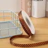 Rolo Grande de 1cm de Fita de Bolinhas Laço de Gravata Flor Laço DIY Camisa Fita Fofa Versátil
