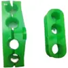 Clip de línea de remolque de cuatro agujeros clip de manguera de aire clip de tres agujeros clip de fijación de cable de camión PVC verde 12mm clip de tubería de remolque