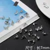 Acessórios de metal para DIY, clipes de posicionamento, fechos de fio, fechos de corda, clipes, acessórios para brincos de pena, materiais para pulseiras e colares, fechos de conexão