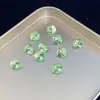 Wuzhou pedra preciosa artificial redonda corte Taiji zircônia colorida diamante solto acessórios para vestuário arte de unhas diamante brincos DIY