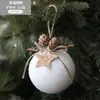 Copos de Nieve Blancos Gota de Agua Campana Bola de Espuma Bola de Navidad Colgante Decoración Bola Colgante Decoración Navideña Arreglo de Ambiente