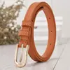 Cinturón Nuevo para Mujer, Sencillo y Versátil, Cinturón de Cuero Sintético para Mujer, Cinturón para Jeans, Cinturón Decorativo de Pequeña Fragancia para Mujer