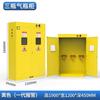 Gabinete de seguridad para cilindros de gas a prueba de explosiones, totalmente de acero, gabinete de laboratorio con tanque de gas de doble botella y doble puerta, gabinete de almacenamiento de cilindros de gas hidrógeno