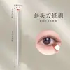 Pincel Delineador Hoja Pincel Cejas Angulado Guadaña Párpado Inferior Ojeras Pincel Maquillaje Ojos Cabeza Plana Herramienta de Belleza