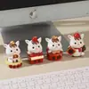 Tendencia Nacional Año del Caballo Resina Adornos Pequeños Creativos Decoración de Escritorio para el Hogar Adornos Artesanía de Mascotas Pequeños Regalos Culturales y Creativos
