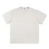Camiseta de Algodón Puro Pesado Bk Hecha a Medida 305g para Hombre Og Retro Americano Color Sólido Holgada de Manga Corta para Hombre