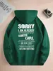 Sudadera con capucha de moda para hombre, Sudadera casual para uso diario con cordón, Combinación de letras, Bolsillo canguro frontal