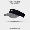 Gorras de Tenis Deportivas de Alta Calidad Europeas y Americanas, Sombrilla de Sol para Exteriores de Verano, Transpirables, con Protección UV, Gorras sin Parte Superior, Gorras de Visera Transparentes