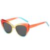 Óculos de Sol Feminino 2026 Coloridos Milênio Moda Gatinho Pista High-End Hip-Hop Estilo de Rua Óculos de Sol com Proteção UV