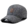 Gorra de béisbol de invierno para hombre, para personas de mediana edad y mayores, para exteriores, gruesa, cálida, con protección para los oídos, resistente al viento, deportiva, para todo tipo de partidos.