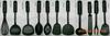P-015P Espátula de Nylon para Utensilios de Cocina, Cuchara para Sopa, Colador Colador Colador Garra para Espagueti Prensa para Patatas Cuchillo para Mantequilla
