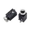 Enchufe Directo Toma de Auriculares Pj210 con Funda de Cobre Pin Corto Enchufe Horizontal de 3 Pines Cubierta Trasera Metálica Interfaz de Carga Toma Hembra