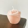 Vela Aromática de Capullo de Rosa Tridimensional de Tulipán Decora la Sala de Estar y el Dormitorio, Regalo Romántico para las Fiestas