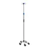 Suporte de Infusão em Aço Inoxidável, Espessado, Telescópico, Ajustável, Móvel, De Chão, Suporte de Gotejamento com Cinco Garras, Suporte para Garrafa, Exportação do Fabricante