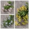 Ramo de Flores de Mano, Orquídeas de Baile para Bodas, Flores Artificiales, Decoración del Hogar, Pared de Flores, Pared de Plantas, Flores Falsas, Manualidades Transfronterizas