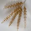 Folhas de Eucalipto Artificiais em Formato de Leque Pequeno, Frutas da Sorte, Frutos de Azevinho, Arranjo de Flores para Casamento, Flores Decorativas para Balde de Bênçãos de Ano Novo, Plantas Verdes Artificiais de Alta Qualidade